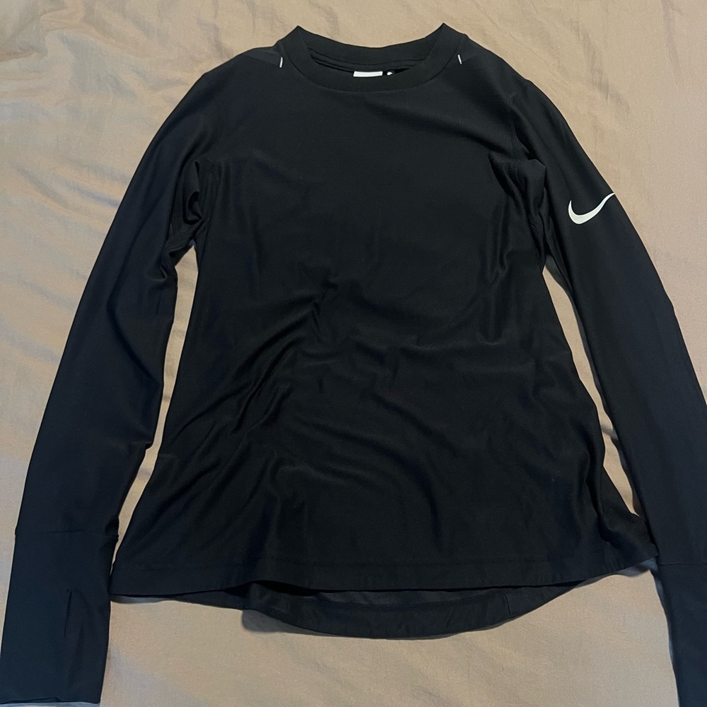 Nike Women's Black Long Sleeve Performance Top